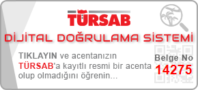 TÜRSAB DDS - Belge No: 14275